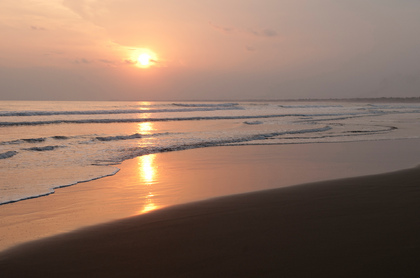 Sonnenuntergang überm Meer - Foto, Druck, Poster, Leinwand